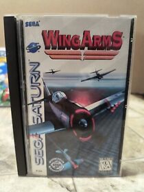 Wing Arms (Sega Saturn) Authentic Complete in Box See Pics 