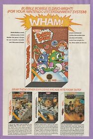 1980s Bubble Bobble Renegade Sky Shark Nintendo Nes Taito Vtg Print Ad Frame It