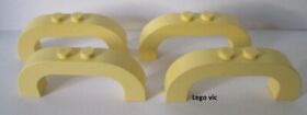 LEGO 6183x4 Belville Arch 1x6x2 Lt Yellow Rounded Ark Yellow from 5874 MOC-B29