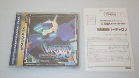 mSega Saturn SS Games " Cyber Troopers Virtual-On " TESTED /S1423
