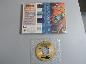 AH-3 Thunderstrike CD Game, Case & Damaged Manual,(Sega CD, 1993) 100% Authentic