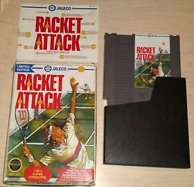 Racket Attack Tennis Nintendo NES Vintage Juego Original Completo en Caja En Caja