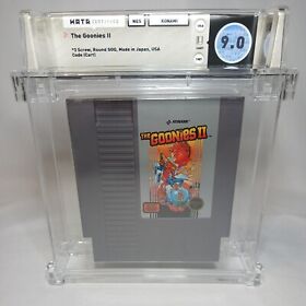 The Goonies ll 2 Graded 9.0 Cartridge Nintendo NES Konami WATA Certified 