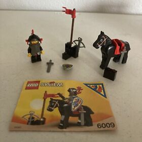 Lego Set # 6009:  Black Knight - Vintage 1992 - 100% Complete - Manual Included
