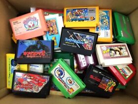Nintendo Famicom Soft Cartridge random Lot 100 set Junk retro WHOLESALE