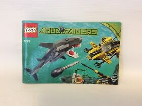 Lego Aqua Raiders 7773 * Instruction Manual Only