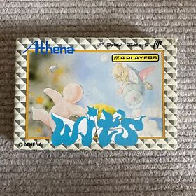 Free Shipping NES Wit’s Nintendo Famicon Athena Japanese Manual in BOX