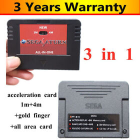 ALL-IN-ONE Acceleration Card for SEGA SATURN SD Card Pseudo KAI Games Video