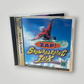 Zap Snowboarding Trix Sega Saturn - Japan Region Title - USA Seller