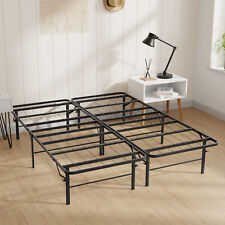 Bed Frame Metal Noise Free Platform Twin/Full/Queen/King Size Slats Support