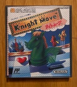 New! Knight Move Famicom Disk NES Japan Nintendo Chess 1990 Sealed A