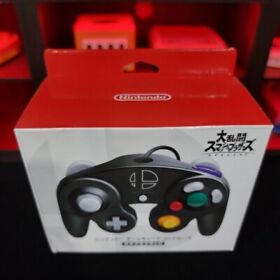 Nintendo GAMECUBE Controller GC Super Smash Bros. Black  Official Authentic 