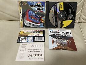 Daytona USA (Sega Saturn,1995) with spine