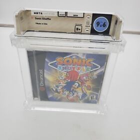 2000 Sonic Shuffle Sega Dreamcast WATA 9.6 B+ FACTORY SEALED MINT VGA