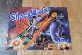 AUTHENTIC! Shockwave Nintendo NES Instruction Manual