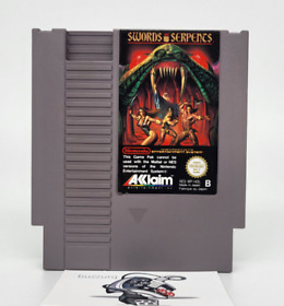 Swords and Serpents Nintendo NES Cartridge PAL B
