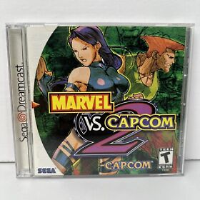 Marvel vs. Capcom 2 (Sega Dreamcast, 2000) Complete CIB - w/ Reg CARD - TESTED !