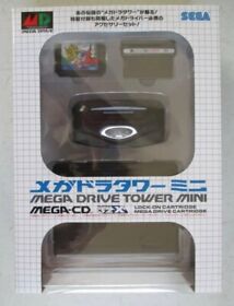 Mega Drive Tower Mini Mega CD super 32X Look On Cartridge Accessory Set SEGA👌