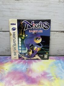 Sega Saturn Nights Into Dreams  Sampler. Disc & Sleeve
