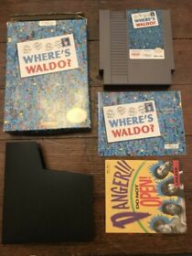 Where's Waldo? NES COMPLETE 1991, Near Mint with Original Inserts!! CIB