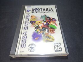 Mystaria: The Realms of Lore Sega Saturn EX+NM condition COMPLETE+reg card
