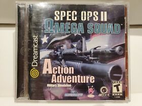 Spec Ops II: Omega Squad (Sega Dreamcast, 2000) COMPLETE DREAMCAST GAME