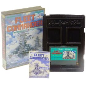FLEET COMMANDER Nintendo FC Japan Import Famicom NES ASCII NTSC-J Boxed Non-Map