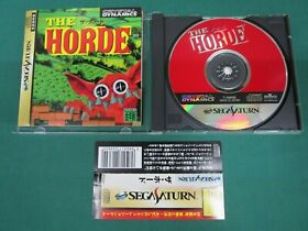 Sega Saturn -- The Horde --  included spine card. *JAPAN GAME!!* SS. 15887