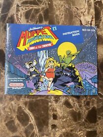 Muppet Adventure Chaos at Carnival 🔥 NES Nintendo Manual Instruction Booklet E8