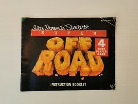 Super Off Road Nintendo Nes manual de instrucciones de juego versión del Reino Unido