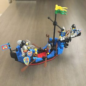 LEGO Castle Vintage Sea Serpent Ship #6057 Knight Falcon 99% Complete w/o Sail