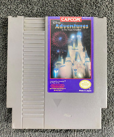Nintendo NES 1990 CAPCOM Disney Adventures In The Magic Kingdom Game Cartridge