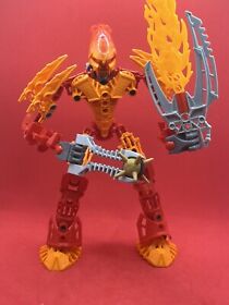 Ackar LEGO Bionicle 8985 Glatorian Legends Complete used set (Damaged)