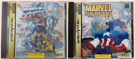 Marvel Super Heroes X-Men Children Of The Atom Set SEGA Saturn SS Japan Ver.
