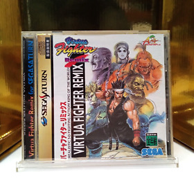 Virtua Fighter Remix Sega Saturn Authentic Japan Import CIB Complete