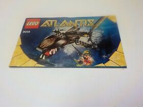 Lego 8058 Lego 8058 Atlantis Guardian of the Deep  Instruction Manual Book Only 