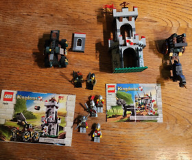 Lego complete Kingdoms 7948 7949 lot of 2 outpost attack prison carriage rescue