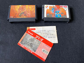 FC Famicom Nintendo The Goonies 1&2 Set Tested JPGames   From Japan