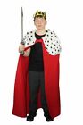 The Dragons Den Childs Red Deluxe Kings Cape Fancy Dress Age 8-12