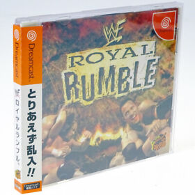 WWF ROYAL RUMBLE + SPINE Card SEGA Dreamcast Japan Import DC NTSC-J Complete