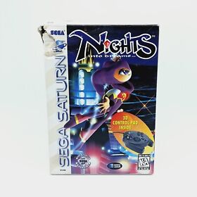 Nights into Dreams game + 3D control pad bundle (Sega Saturn) new / open box