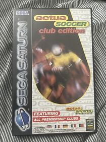 Actua Soccer Club Edition Sega Saturn