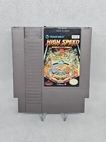 Pinball #1 del mundo de alta velocidad - cartucho de juego Nintendo NES (Tradewest, 1991)