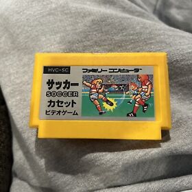 Japanese Soccer Nintendo Famicom NES YellowCartridge Only 1985 HVC-SC US Seller