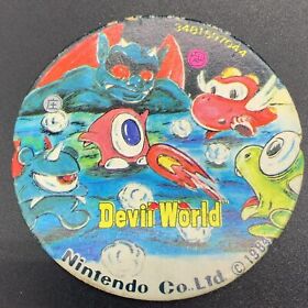 Devil World Demon Famicom NES Nintendo Menko Card 1984 Japanese