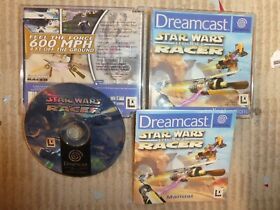 Sega Dreamcast Star Wars Episode 1 Racer komplettes Videospiel