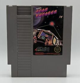 Nintendo NES Star Voyager Tested & Working Authentic Acclaim Game Cartridge 1987