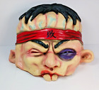 Disguise Halloween Vintage Rubber Mask Karate Kid Black Eye Ninja 2002 Cosplay