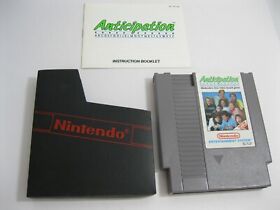 Anticipation Video Board Game with Case & Manual Original Nintendo Game NES
