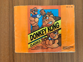 Nintendo Entertainment System (NES) - Donkey Kong Classics - Manual Only